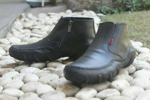 Sepatu Boots kerja Pria Kulit Asli Terbaru BLACK MASTER MALDINI HIGH BROWN ORIGINAL Sepatu Touring