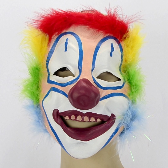 TOL-60 topeng latex badut funny clown pesta halloween prank toy mask