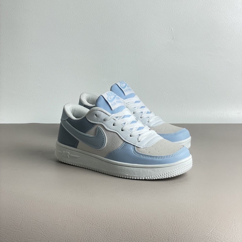 Sepatu NK Air Force 1 Low Light Armory Blue Size 36-40 Premium Import Made In Vietnam
