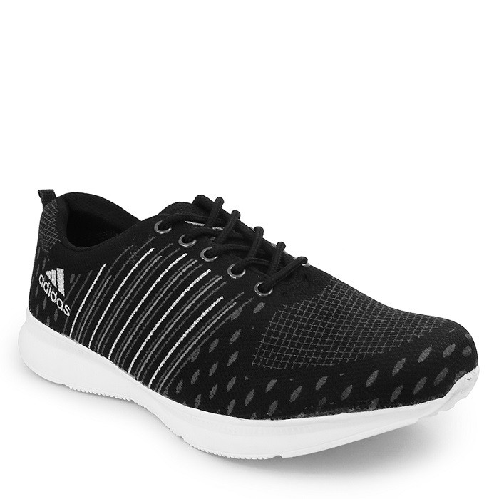 BAYAR DIRUMAH !! SEPATU ADIDAS RUNNING HITAM/ SNEAKERS OLAHRAGA PRIA / OUTDOOR JOGGING FITNESS SPORT