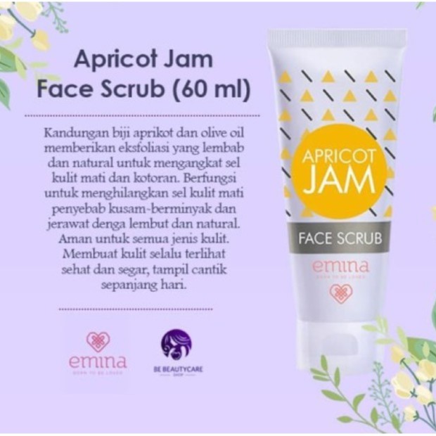 Jual Emina Apricot JAM Face Scrub emina scrub wajah murah emina face