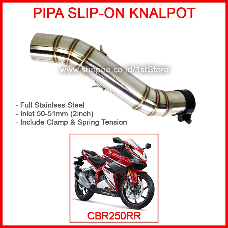 PIPA SLIP ON KNALPOT RACING CBR250RR SLIPON CBR 250 RR CBR250 250RR AKRAPOVIC PRO LINER R9 PROLINER