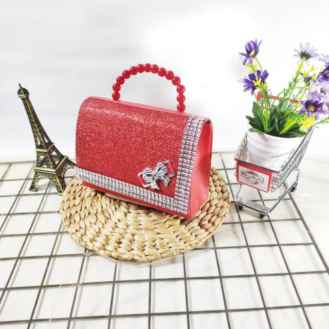 Aizolshop tas pesta HANI  clutch pesta tas kondangan ukuran 18×7×13 cm tas wanita murah