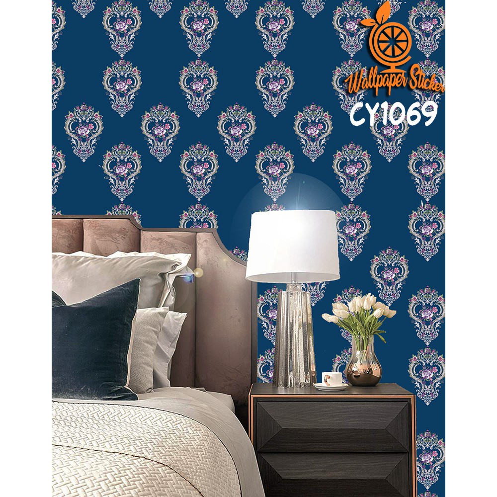 Harga Wallpaper Stiker Dinding Ukuran 45Cmx9m Wallpaper Stiker/Wallpaper Dinding/Wallpaper