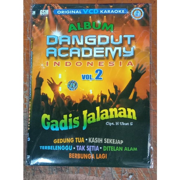 Kaset Vcd Original Album dangdut Academy Indonesia vol 2
