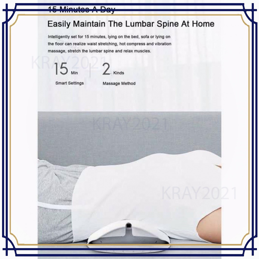 Lumbar Massage Electric Heat Pijat Tulang Belakang HT228