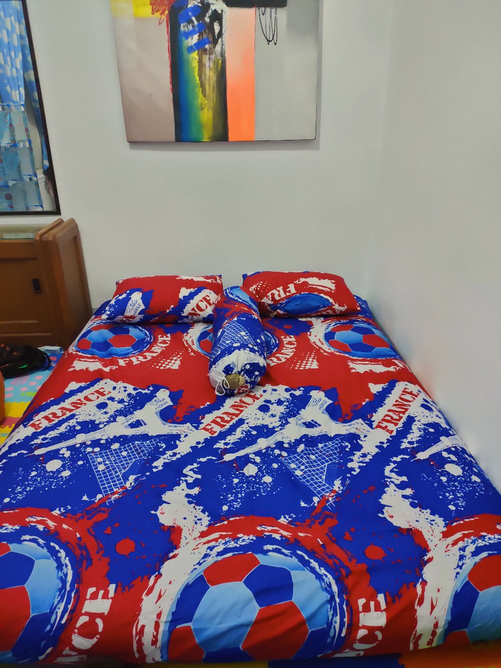 Sprei Motif Brown Polcadot