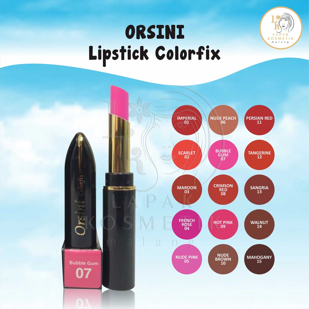 Orsini Lipstick Colorfix / Lipstik Orsini