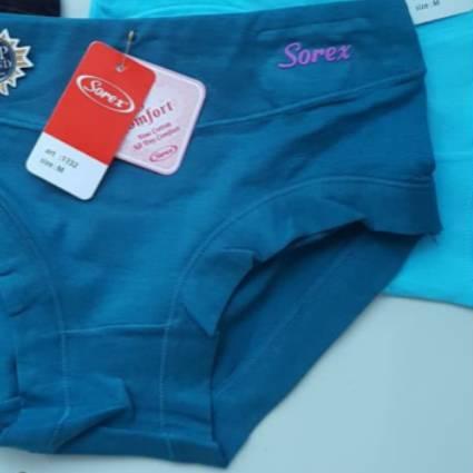 (6pcs) cd sorex 1232 M.L.EL,QL / CD WANITA SOREX / CElana dalam sorex 1232 / underwear sorex