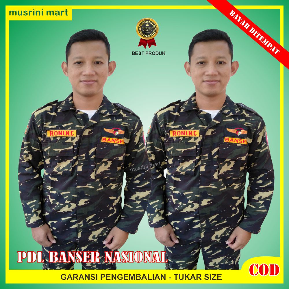 Pdl Banser Nasional Baju Banser Seragam Banser Nasional High Quality Anti Luntur Saat Dicuci Musrini