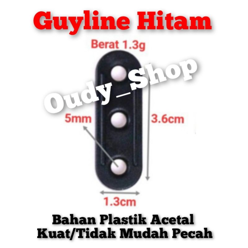 Stopper Guyline Pengencang Tali Flysheet Tenda