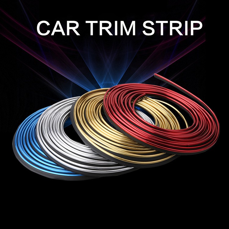 Strip Trim Krom 5M General untuk Interior Mobil