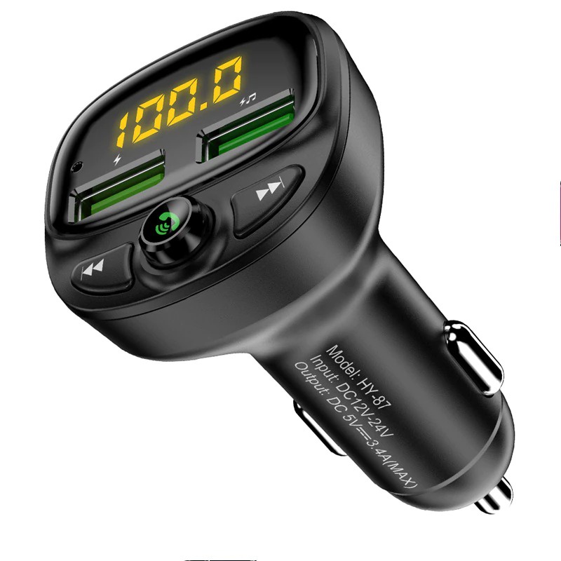 2 in 1 Smart Car Bluetooth Audio Transmitter + USB Charging