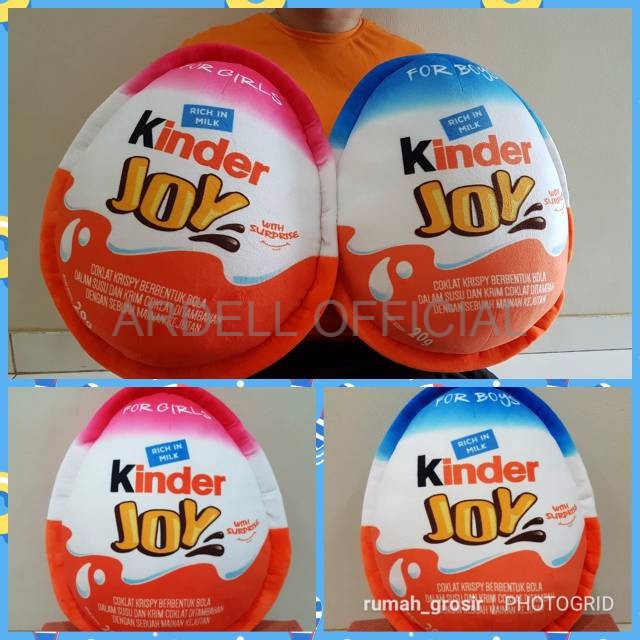 

Promo Terbatas - Boneka Lucu Import Boneka Bantal Snack Coklat Kinder Joy