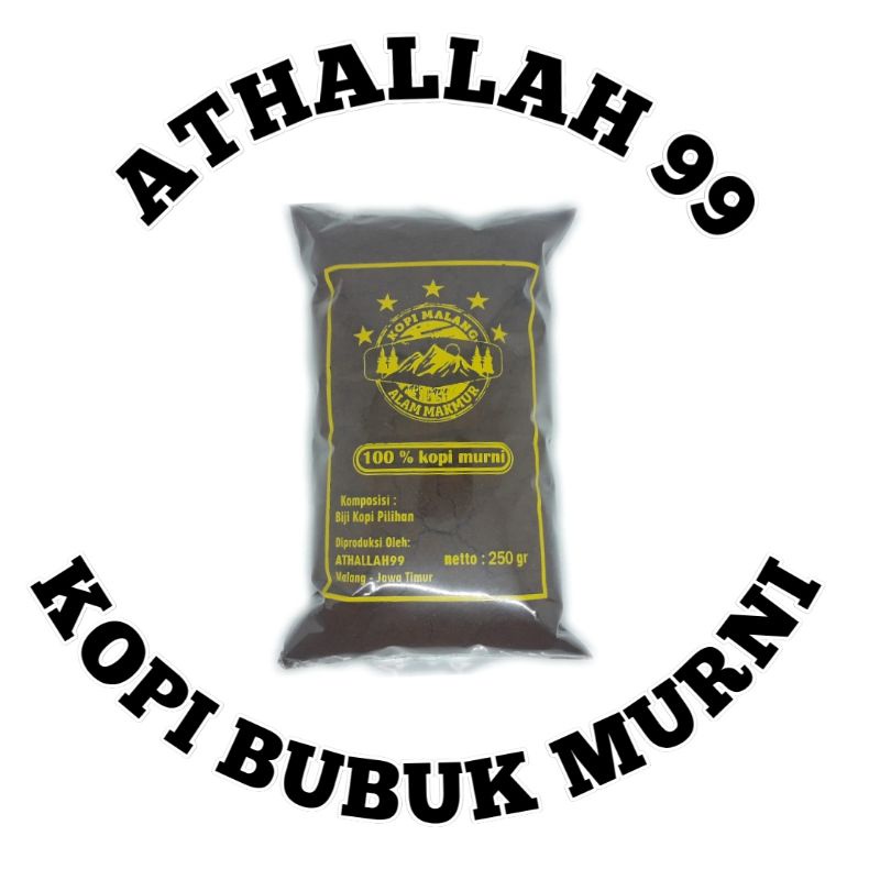 

Kopi Bubuk Murni Tanpa Campuran Notte 250 gram
