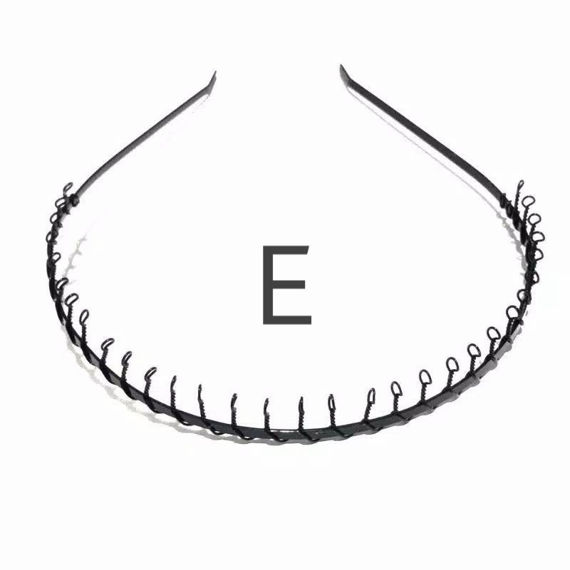 TERLARIS!! Bando Ombak / Bando Besi Pria Wanita Bandana / Bando Rambut Tebal Import