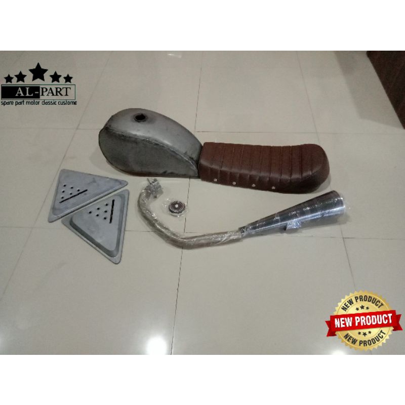 Paket motor japstyle tanki-jok-knlapot-tutup aki-dan BONUS tutup tengki