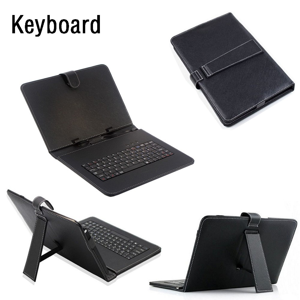 8inch/10,1 inci atau lebih Universal Keyboard Case for Tablet PC Wire Micro Type-C USB Cable