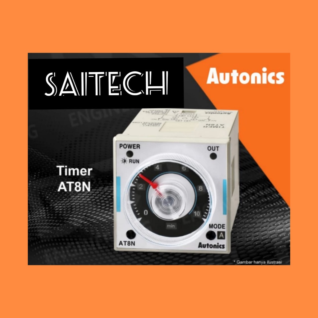 Autonics Timer AT8N 100-240VAC-24-240VDC 12 VDC