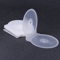 CD DVD Case Casing Plastik Oval Bentuk Kerang