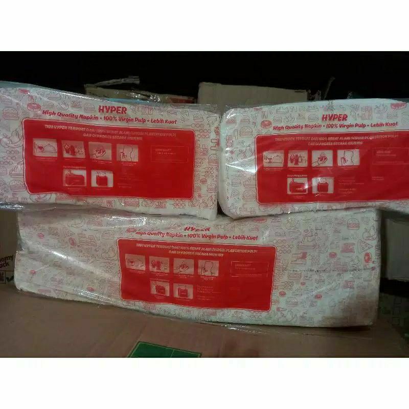 Tisu Makan Hyper Napkin Tissue 400gr