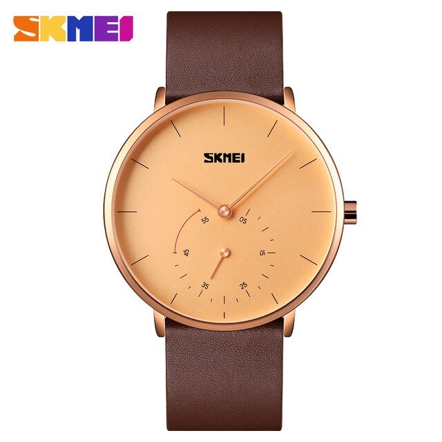 Jam Tangan Pria / SKMEI 9213 Crono aktif Leather / Jam Tangan Analog SKMEI Original / SKMEI