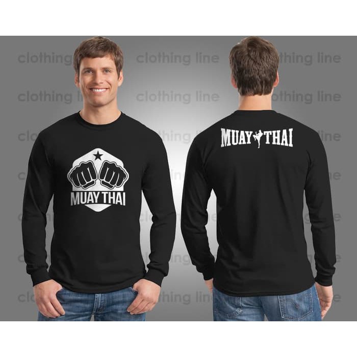 KAOS MUAY THAI FIGHTER LENGAN PANJANG