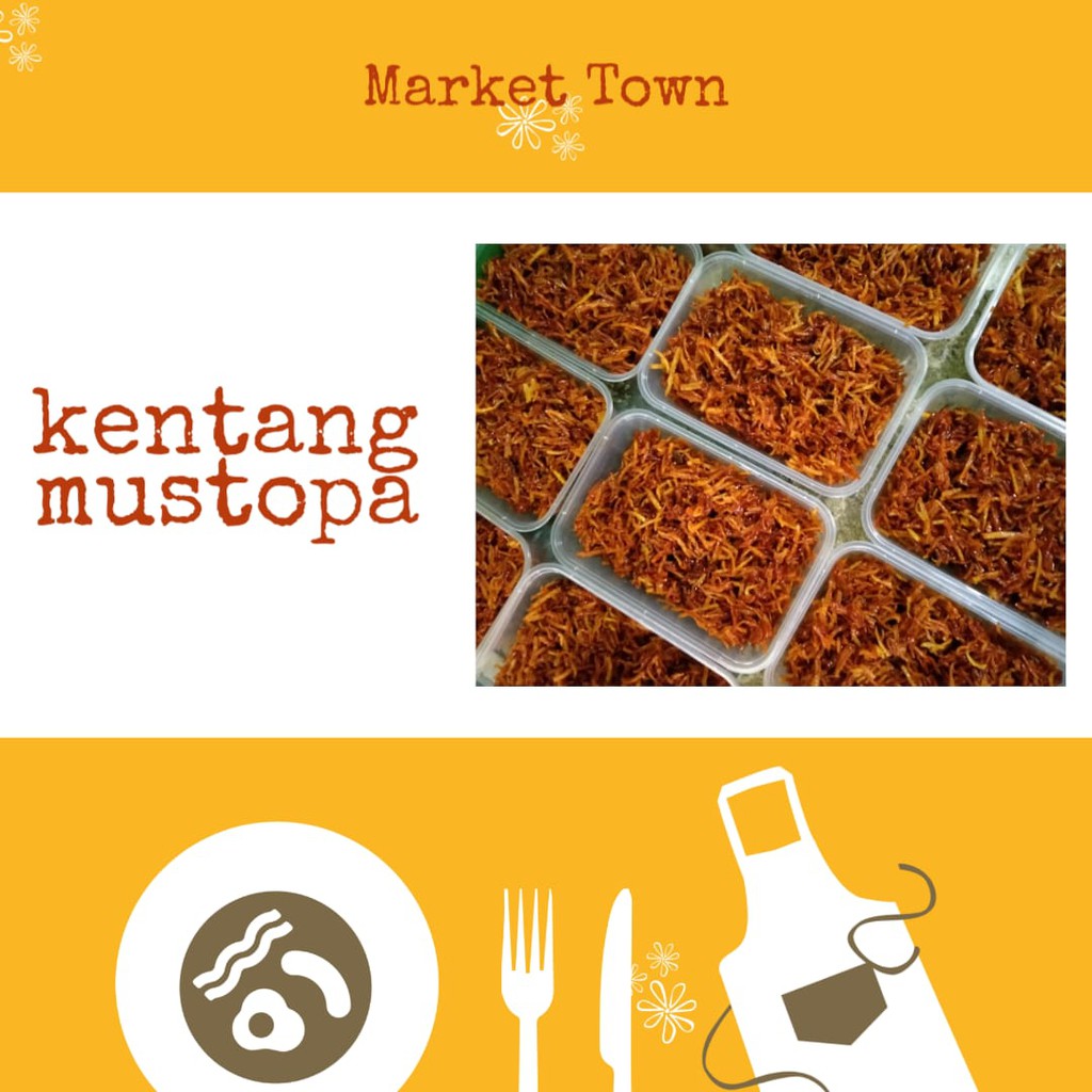 

Kentang Mustopa 200gr - Kentang Mustofa Pedas Manis - Lauk Kering - Lauk Pendamping Kentang Mustopa