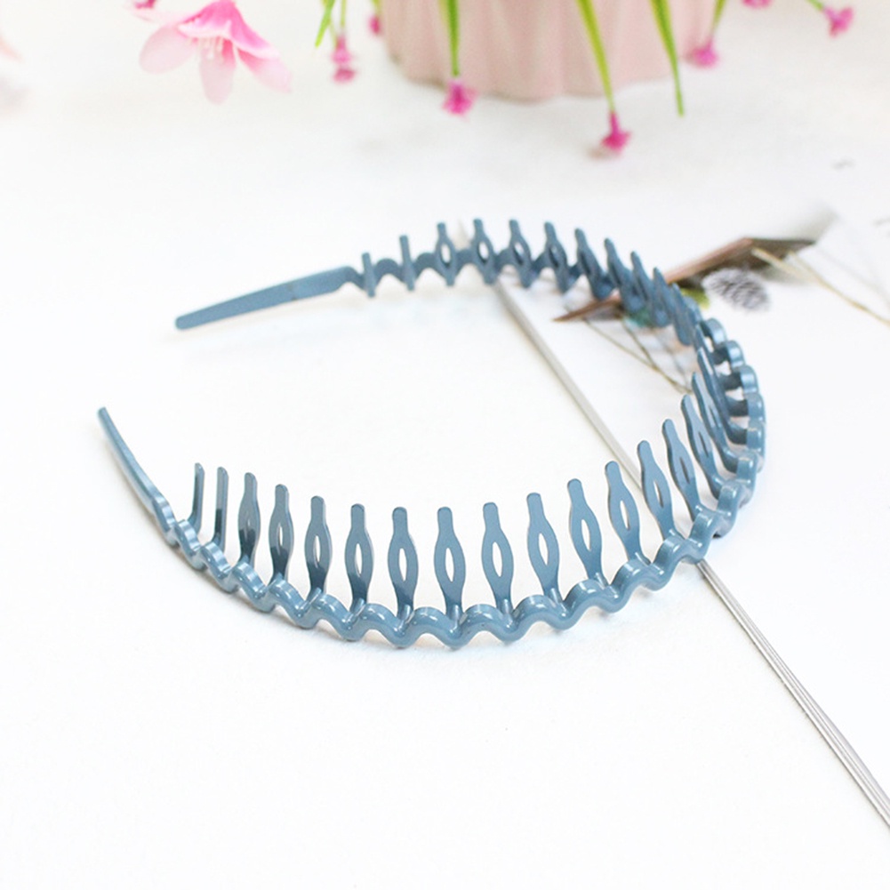 Ikat Kepala Model Sisir Gigi Anti slip Warna-Warni Untuk Aksesoris Rambut