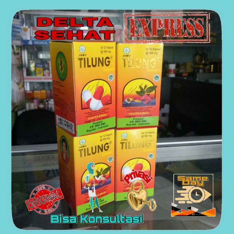 Tilung isi 12 kapsul / obat tipes