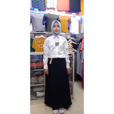 Rok Dasar Model A hitam/Rok Dasar Model Span Hitam