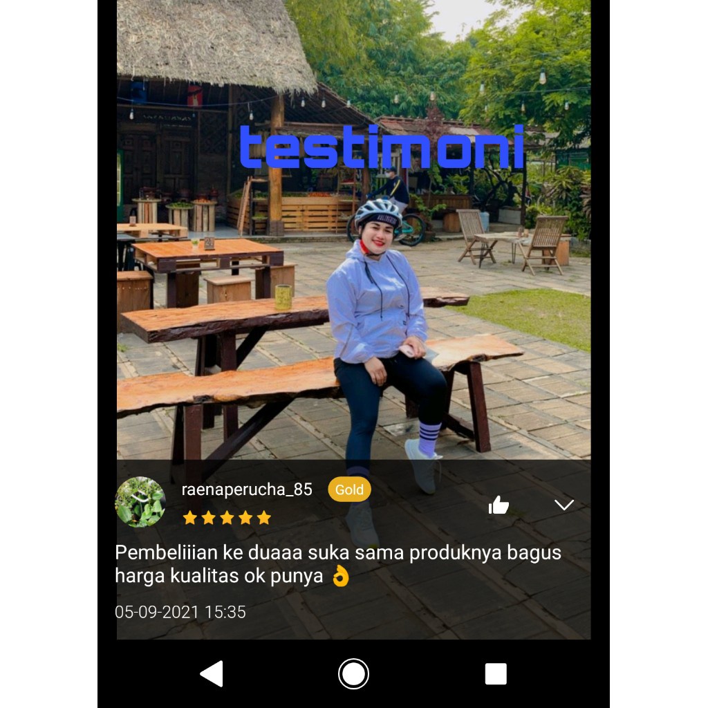 JAKET PARASUT WANITA OLAHRAGA JOGGING LARI / SEPEDA WATERPROOF-7