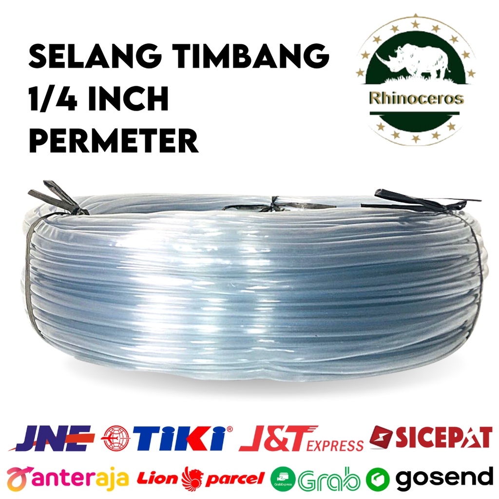 Selang Air Waterpas Bening 1/4 Inch 0.5mm PERMETER Selang Timbang Ukur