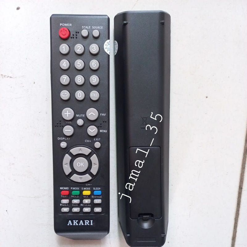 REMOTE REMOT TV AKARI/KIRANA LCD LED TABUNG SLIM FLAT RC-9914ID