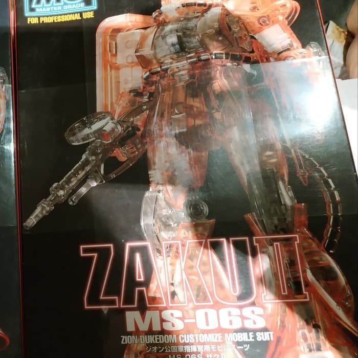 Unik  MG Zaku II crystal ver  Berkualitas