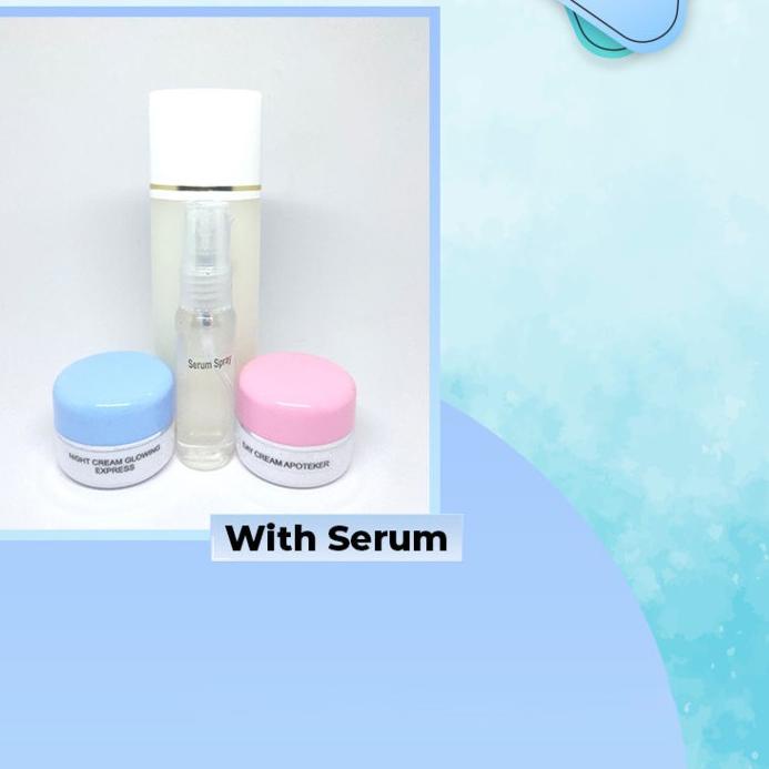 PAKET FARMA WDC GLOWING EXPRESS 3IN1+SERUM