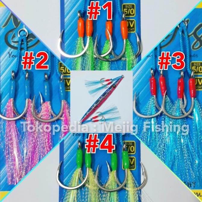 Assist Hook Jigging Hook Kail Jigging 50 Jigging Light
