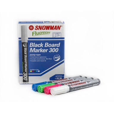 

Snowman Blackboard Marker Flourescent 300