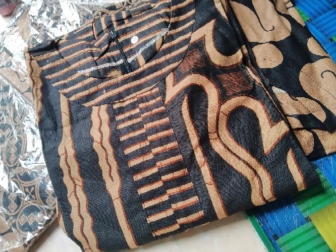 Terlaris Serut Genes Jelita Tunic Navbor Yelbor Whitbor Creambor Tunik Batik Modern