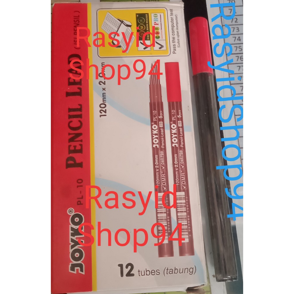 

Isi pensil 2.0 pl 10 joyko 1pak isi 12 pcs