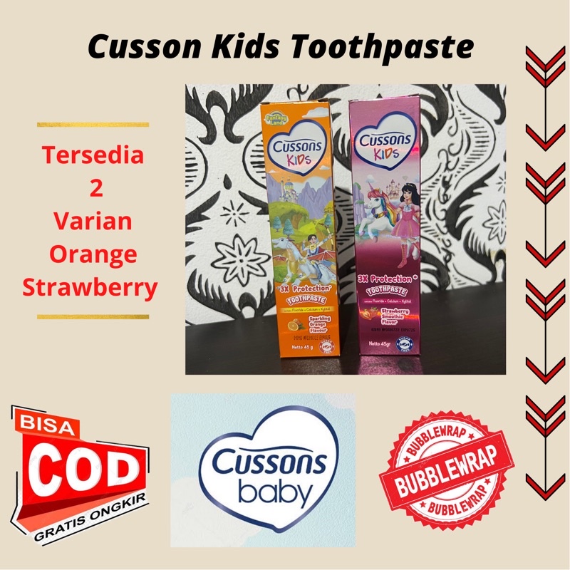 Cusson Kids Toothpaste 45 Gr - Pasta Gigi Anak