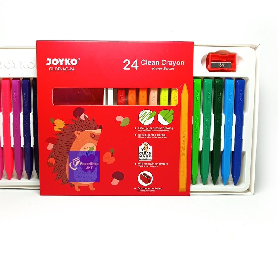 

Harga Bersahabat JOYKO - Crayon - CLCR-AC-24 Clear Crayon - Pack OD0^