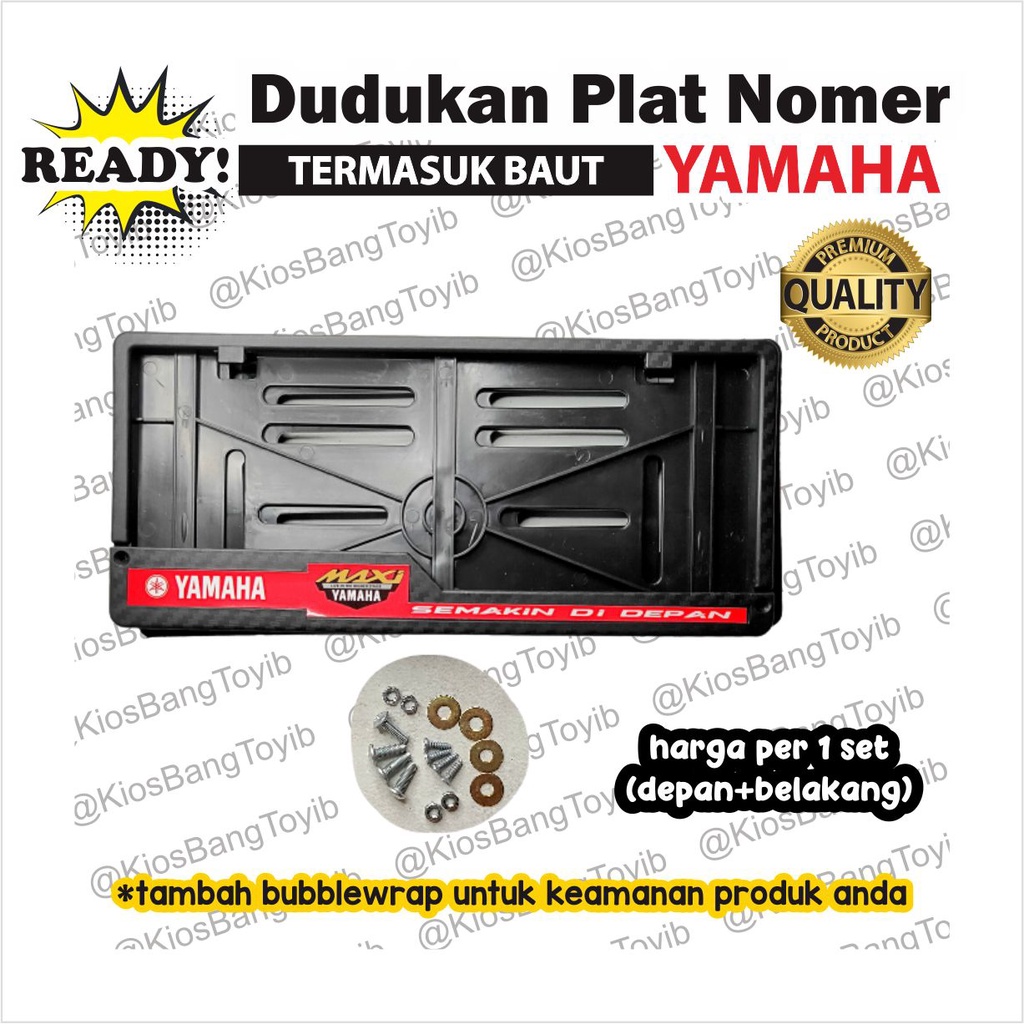 Tempat/Cover Plat Nomor/Nomer Kendaraan Yamaha Universal