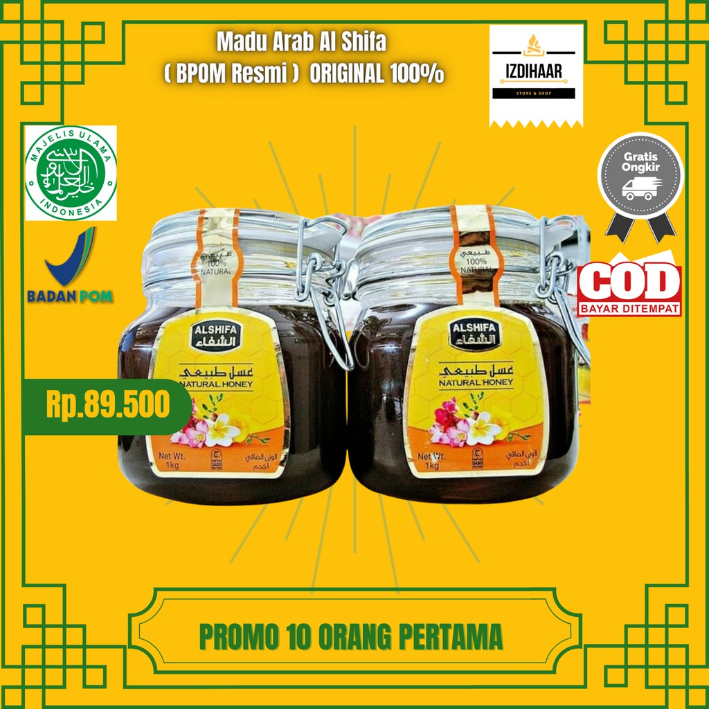 

Al-Shifa Kemasan 1kg Madu Original Al Shifa Madu Murni