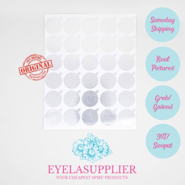 Sticker Cincin Lem Tinta Glue Ring Stiker Pallet eyelash extension