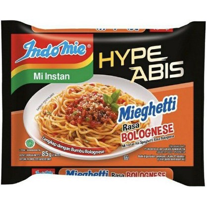 

Indomie MIEGHETTI spaghetti spageti mighetti bolognese 85 gram
