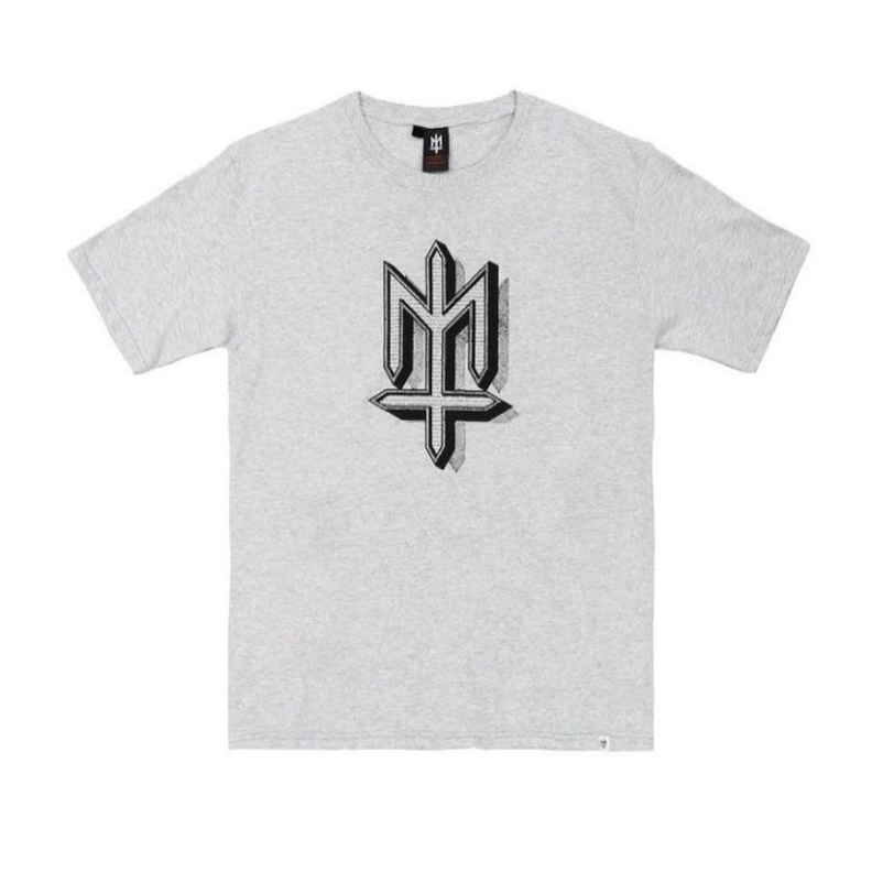 MATERNAL DISASTER - T-SHIRT PRIA MATERNAL PSEUDO GREY - KAOS DISTRO - KAOS MATERNAL DISASTER GREY AB