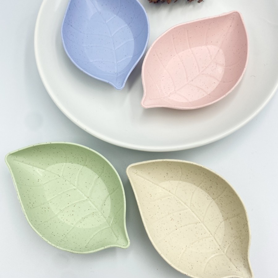 IL - Mangkok Daun Mini Souvenir Murah Mangkuk Sambal Tanpa Kemasan Plastik Acc