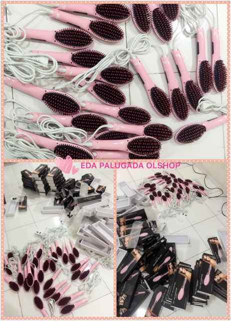 Sisir catok FREE HAIRDRYER catokan rambut fast hair straightner HQT 906 sisir elektrik sisir pelurus