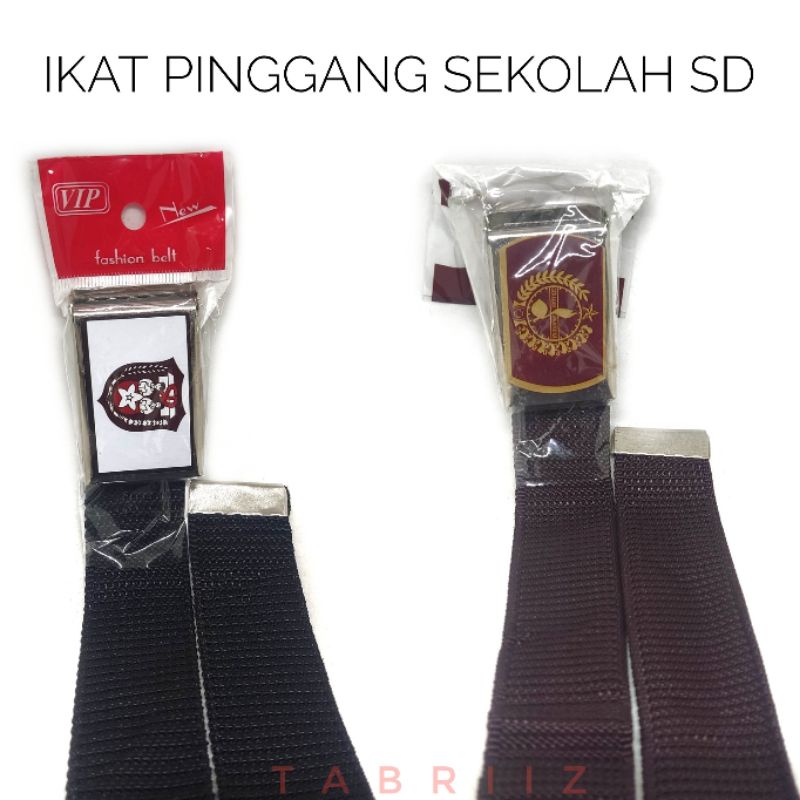 Ikat Pinggang Sekolah SD Ikat pinggang Anak SD Sabuk Sekolah SD Gesper Anak Sekolah SD - Hitam dan Coklat Pramuka